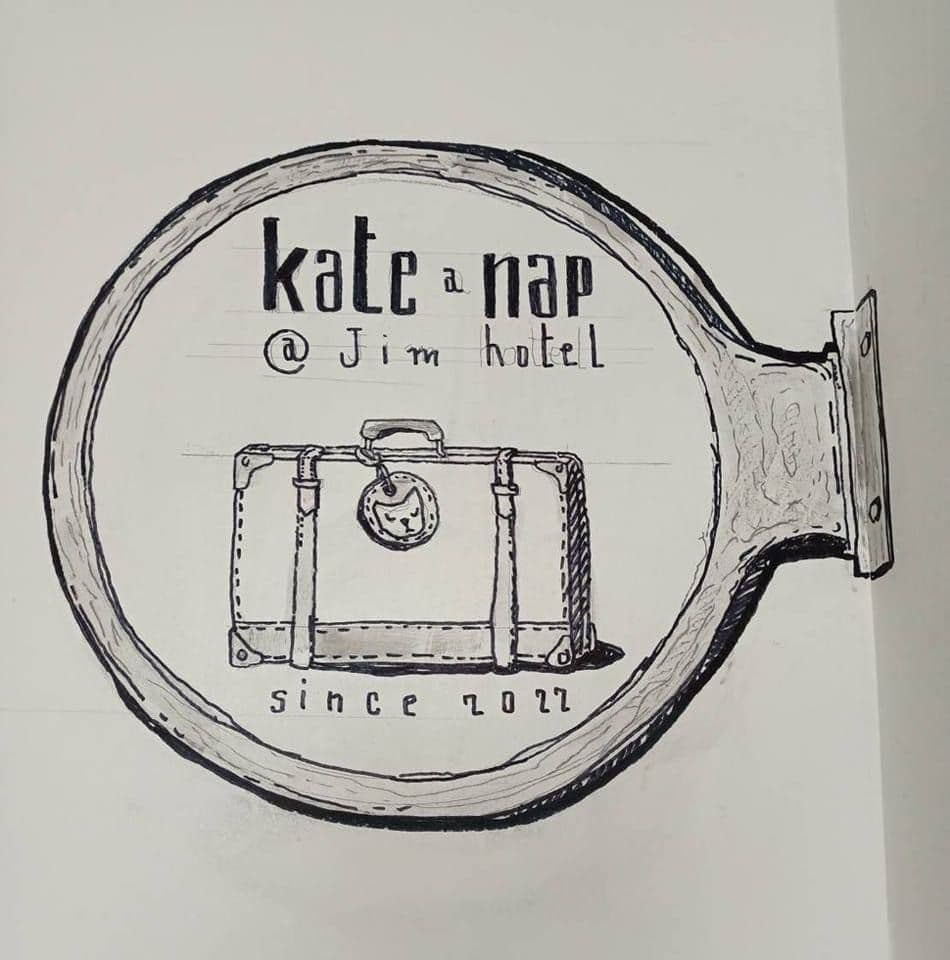 Kate a nap at Jim hotel