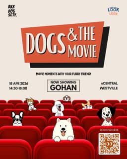 Dogs & the MOVIES by BKK DOG SCTY x @looklook.pet