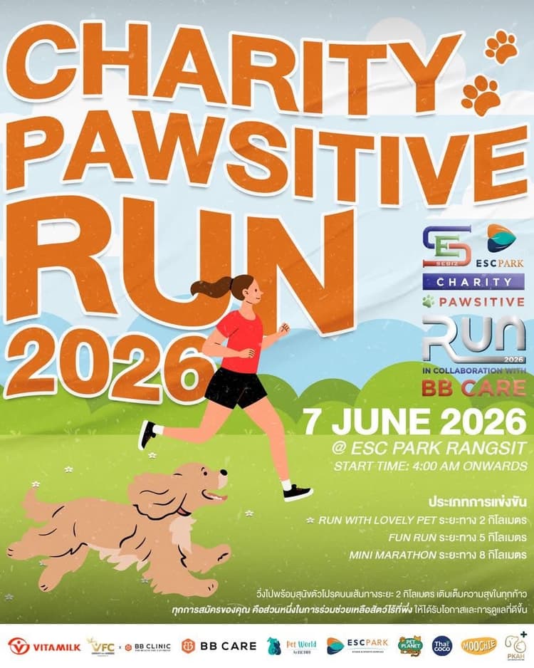 CHARITY PAWSITIVE RUN 2026