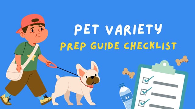 🐾 Checklist for Taking Your Pets to Pet Variety 2025
