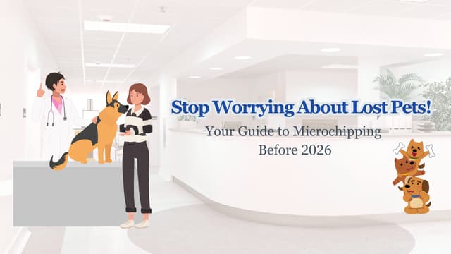 Stop Worrying About Lost Pets! Your Guide to Microchipping Before 2026
